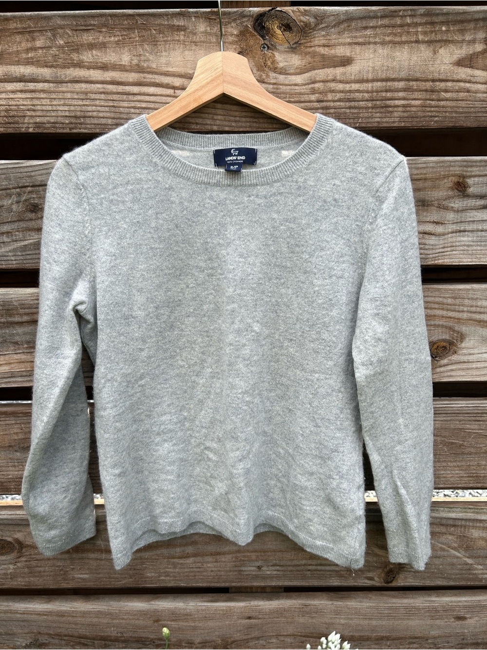 Land’s End 100% Cashmere Crew Neck Sweater - S